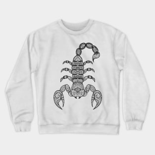 abstract black scorpio Crewneck Sweatshirt